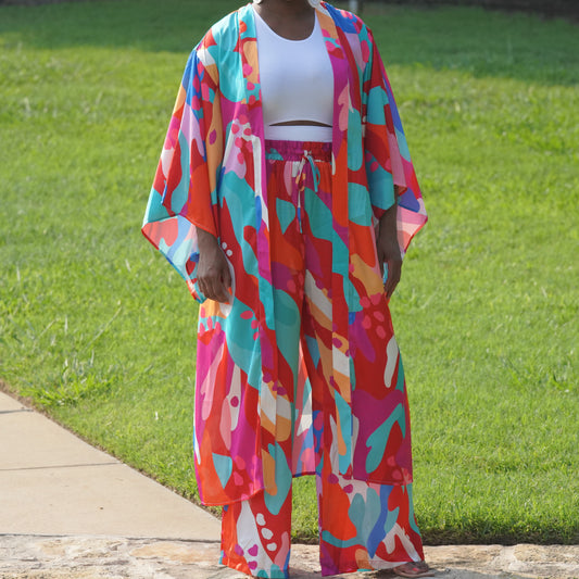 Caribbean Ready Wide Leg Pant