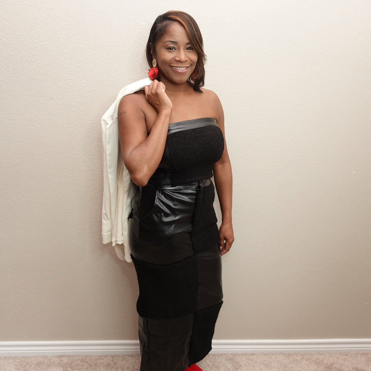 Tube Top Midi Skirt Set