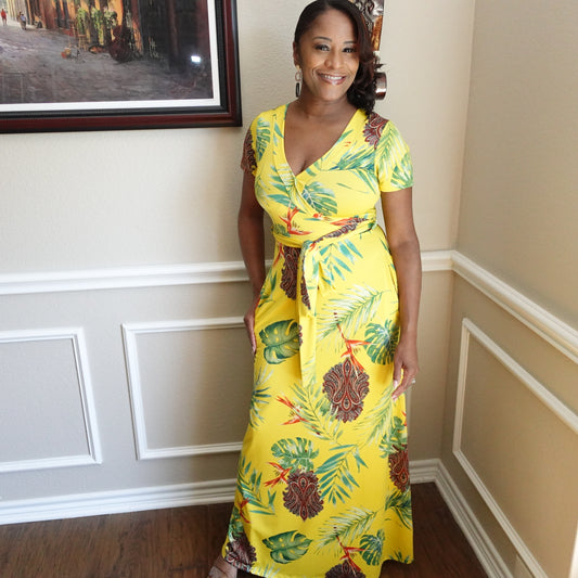 Tropical Maxi Dress