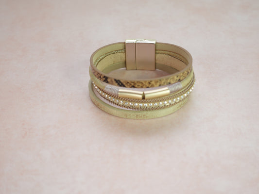 Snake Wrap Bracelet (Gold)