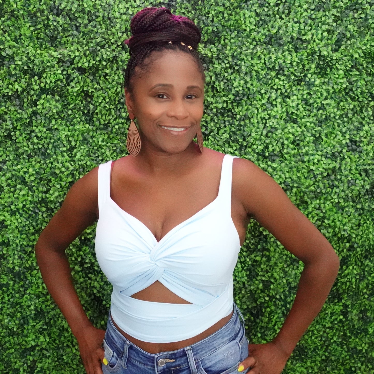 Don't Cross Me Wrap Top