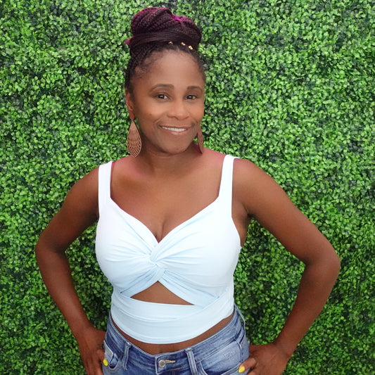 Don't Cross Me Wrap Top