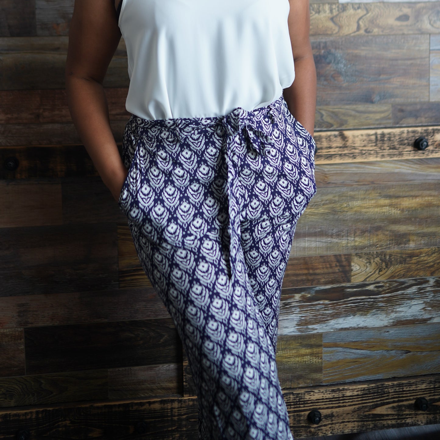 Boho Printed Wide Leg Pant
