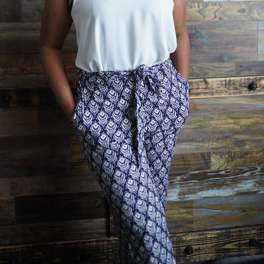 Boho Printed Wide Leg Pant