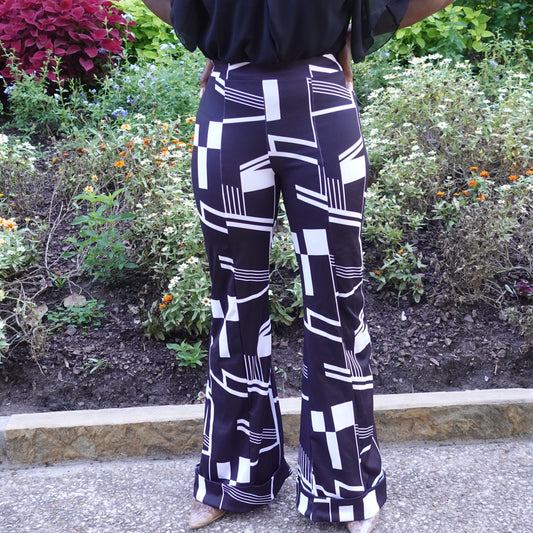 Abstract Printed Pant