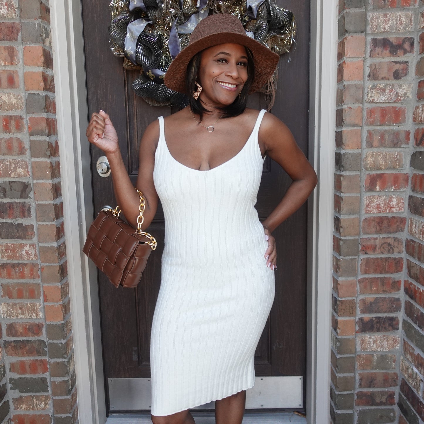 Quilted Chunky Chain Crossbody