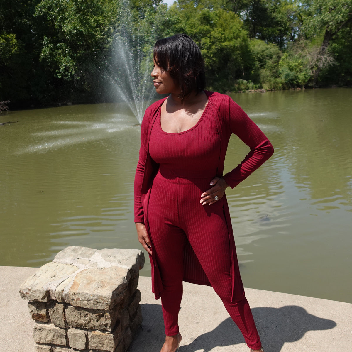 Ribbed 3 Piece Set