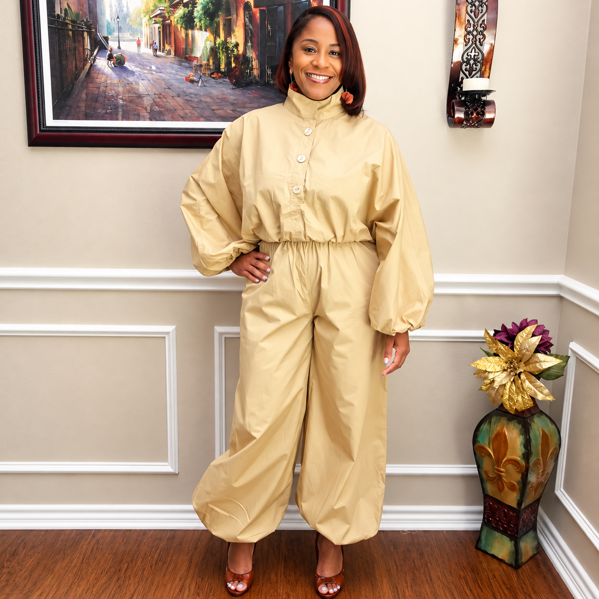 Khaki State Of Mind | Pant Set