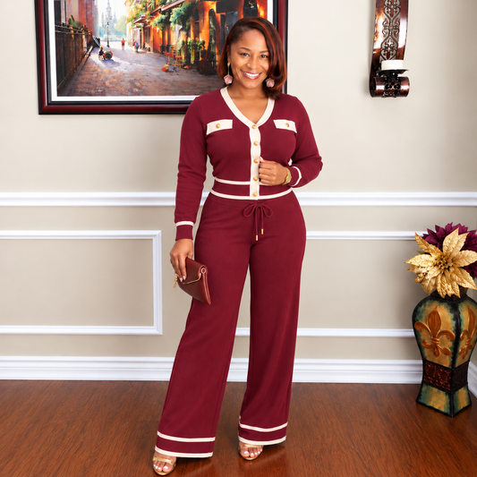 Play By The Rules Knit Set