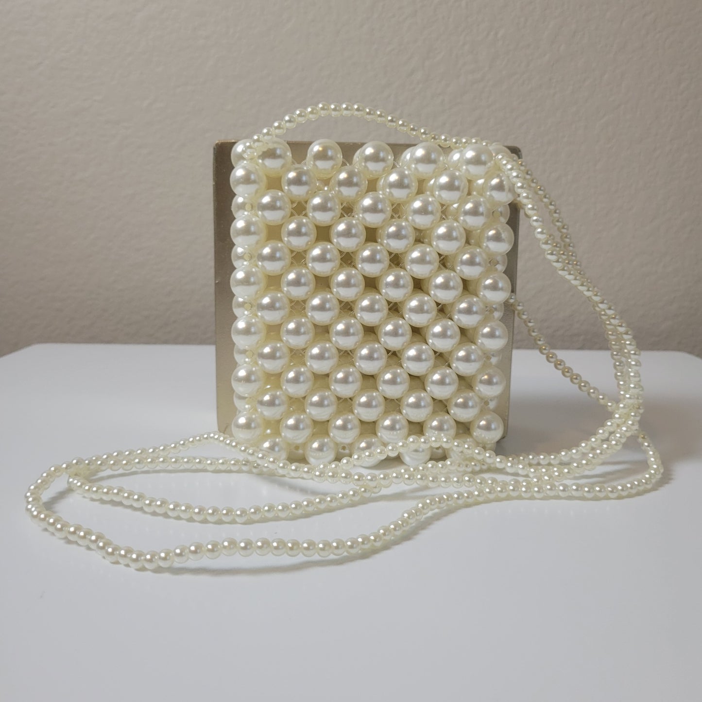 Crossbody Pearl Handbag