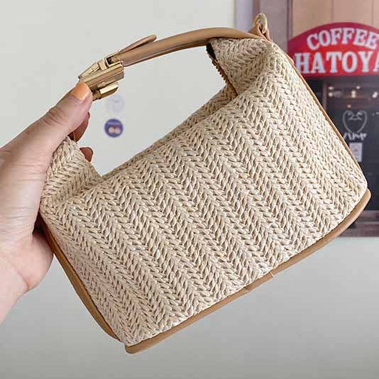 Summery Vibe Woven Handbag