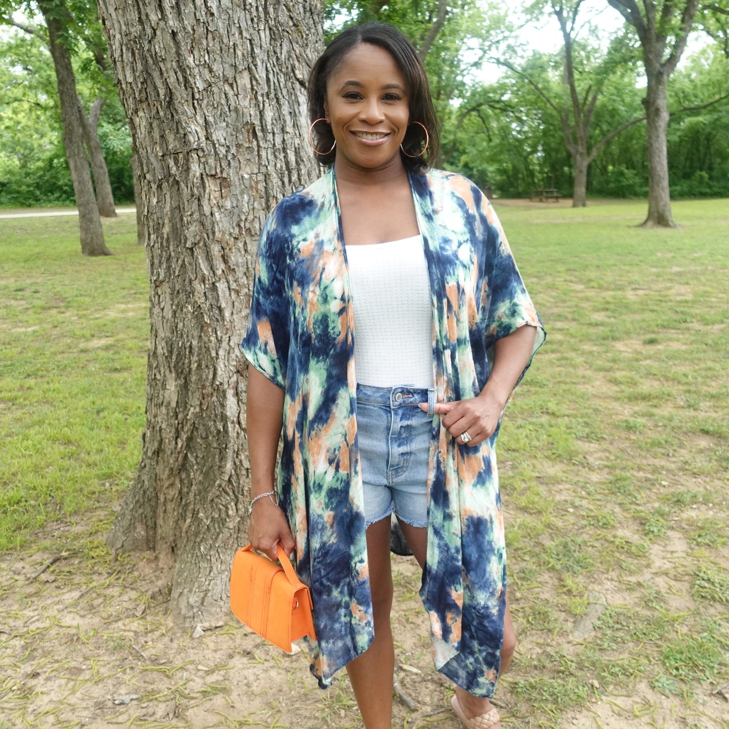 Paradise Watercolor Kimono