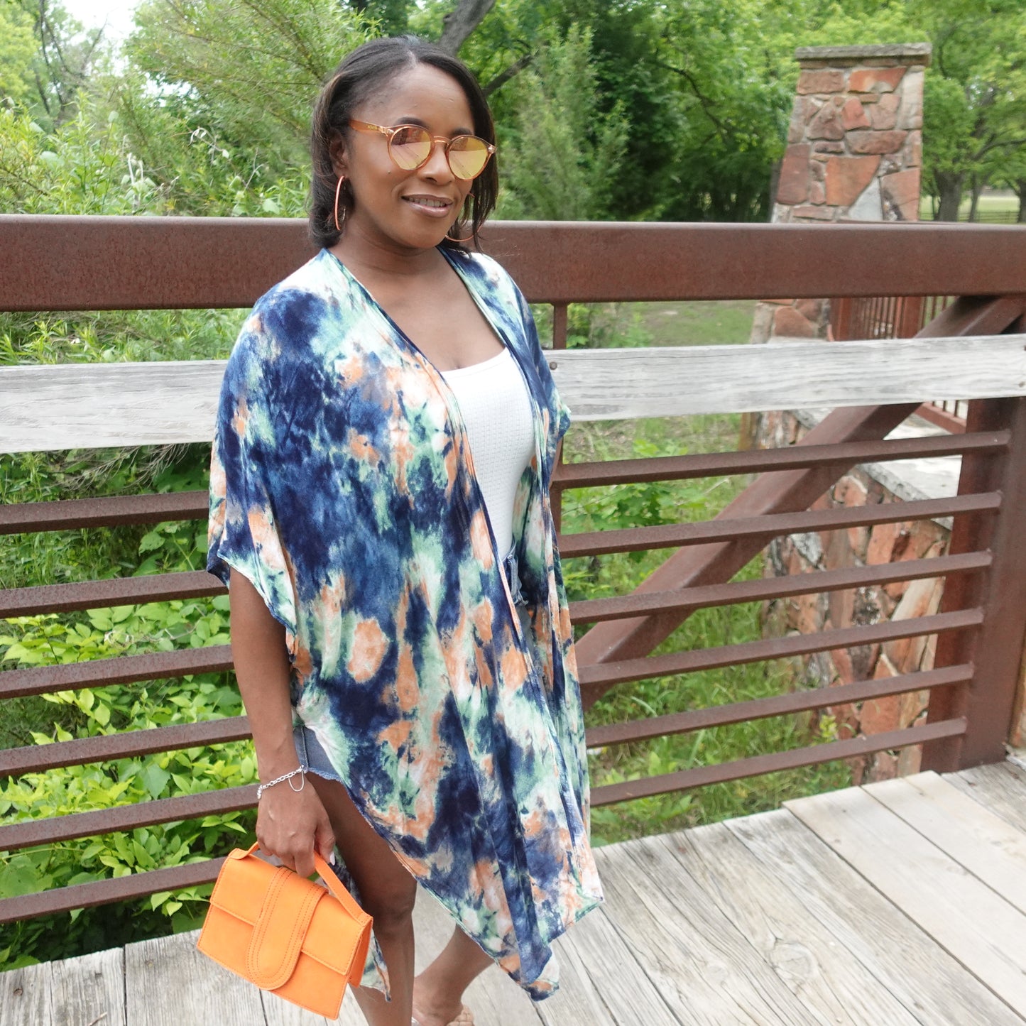 Paradise Watercolor Kimono