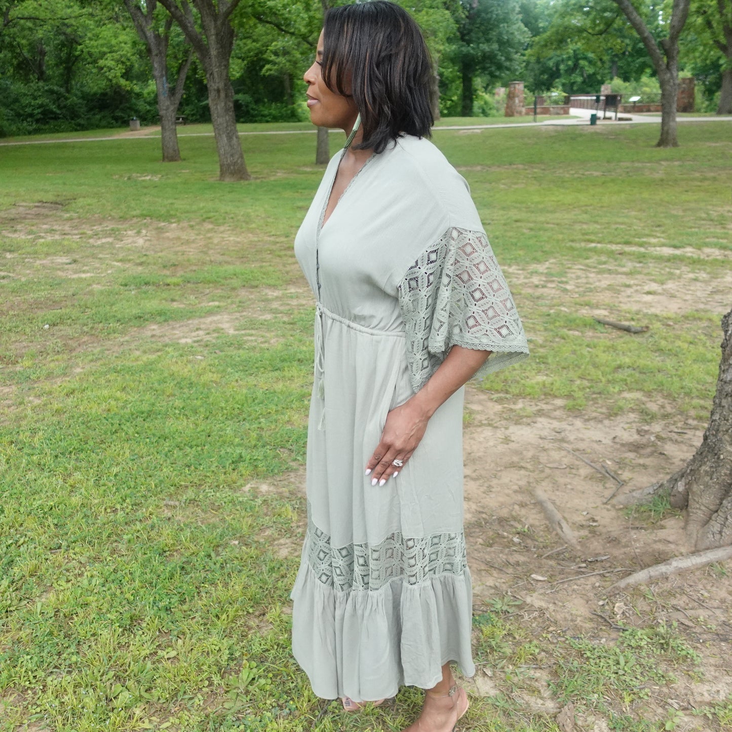 Boho V-Neck Jumpsuit