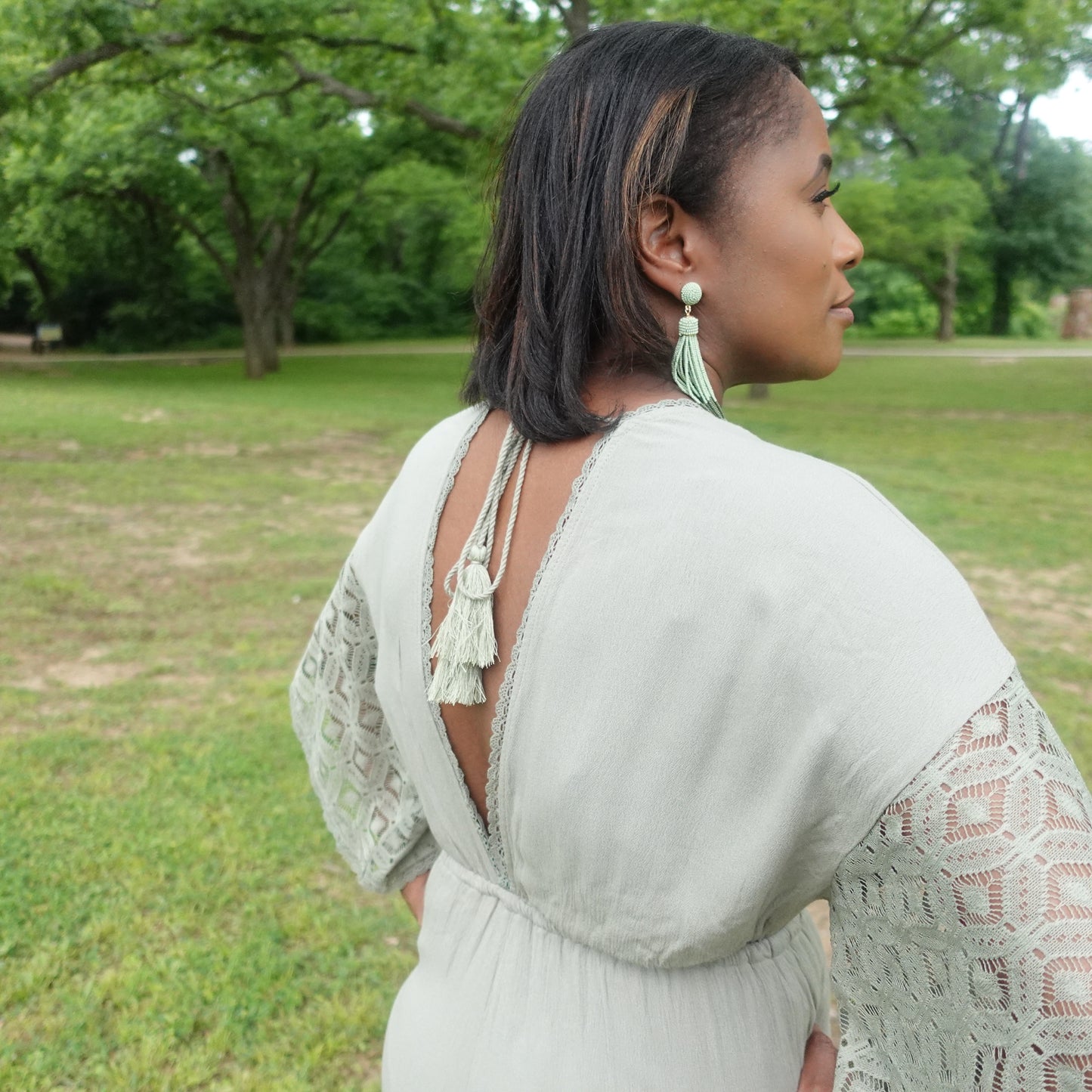 Boho V-Neck Jumpsuit