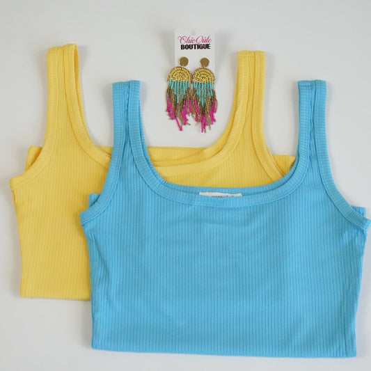 Ribbed Knit Tank Top