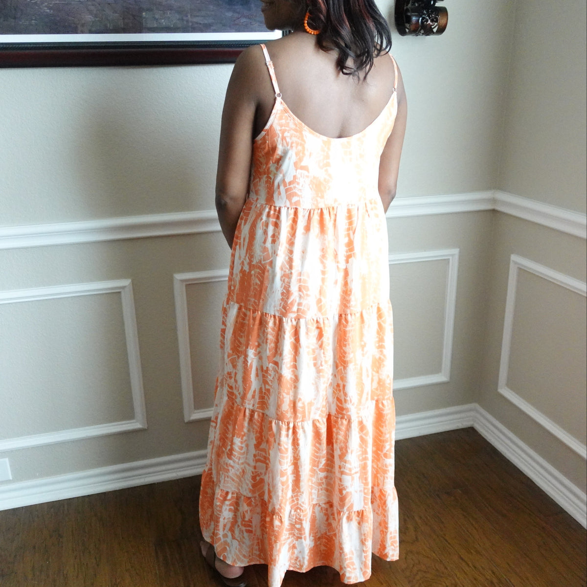 Printed Sleeveless Sundress