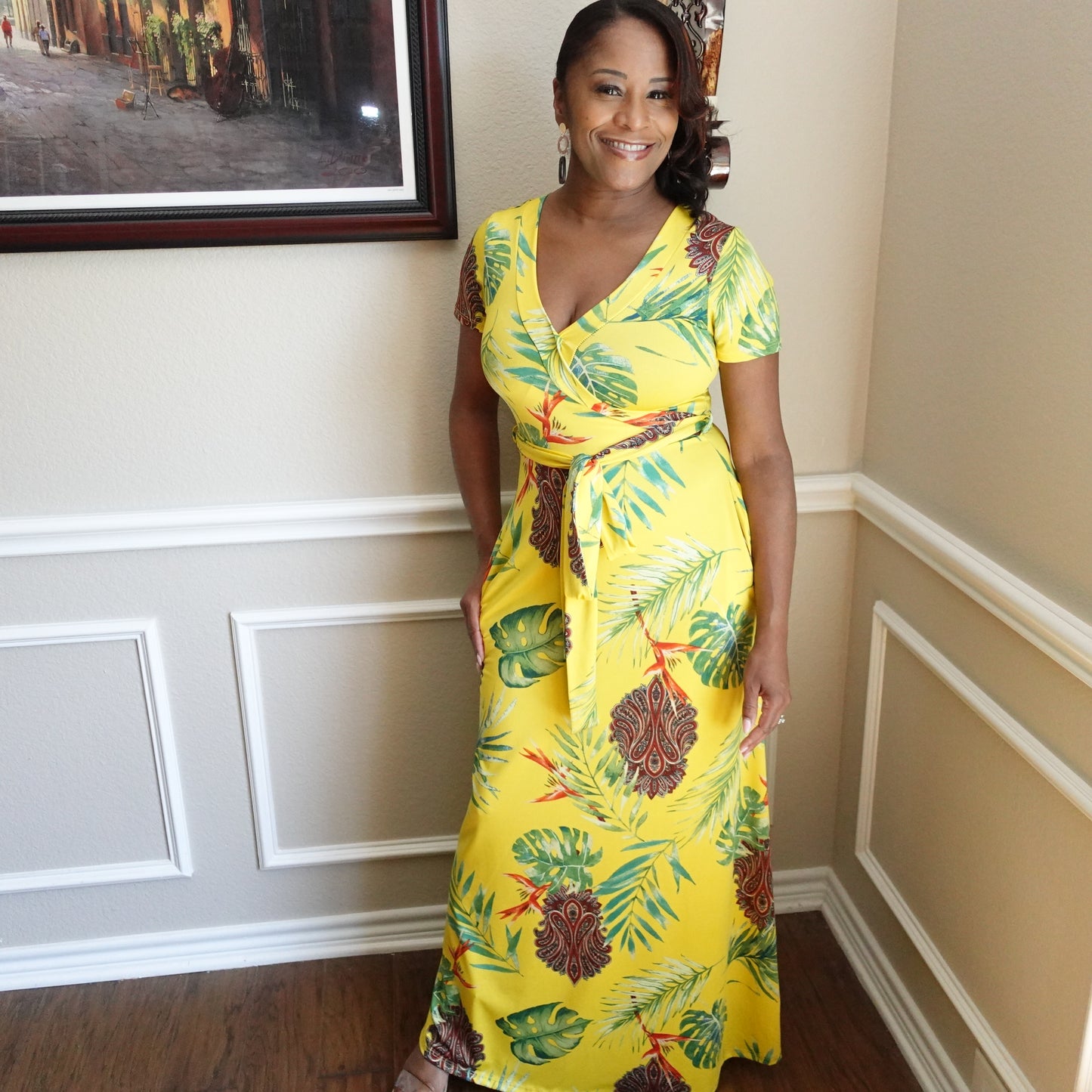 Tropical Maxi Dress