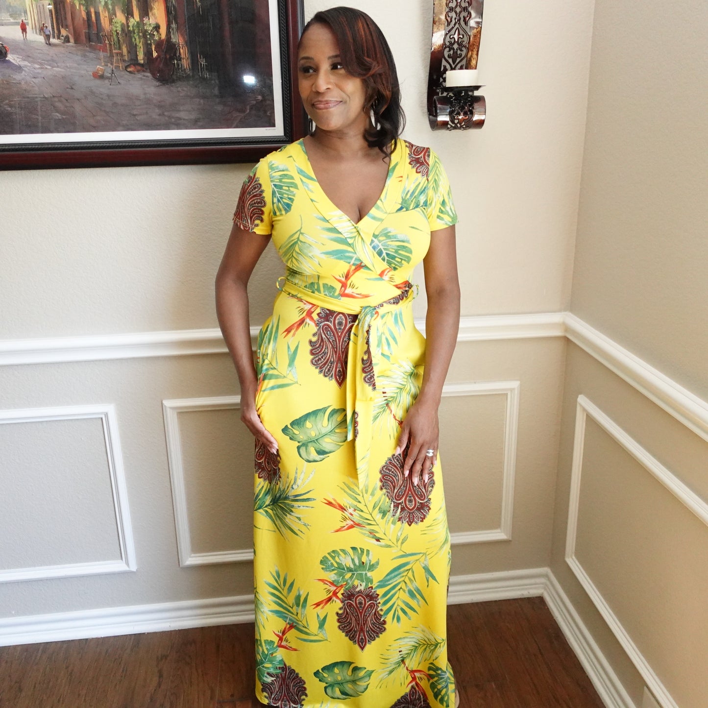 Tropical Maxi Dress