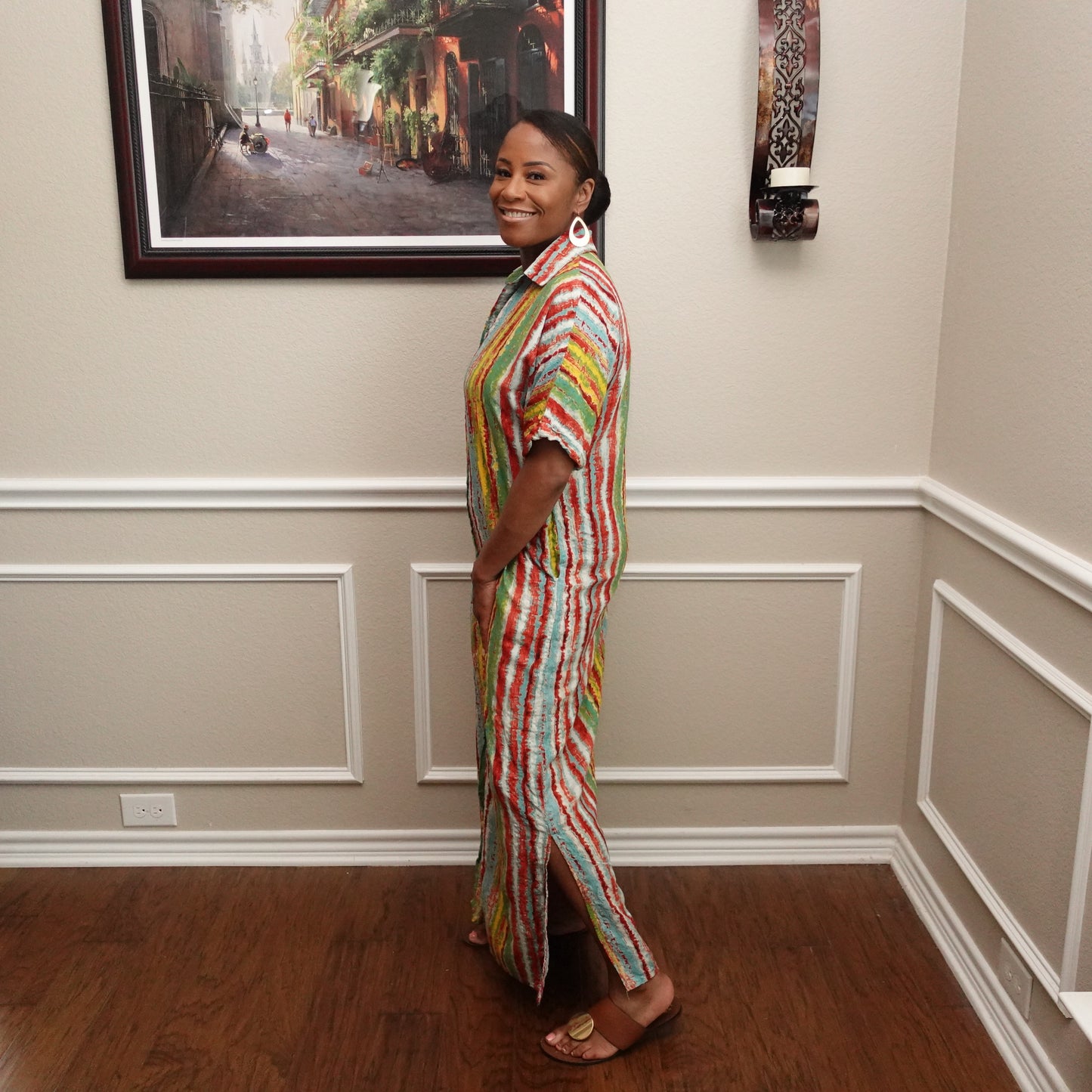 Striped Serenade Dress