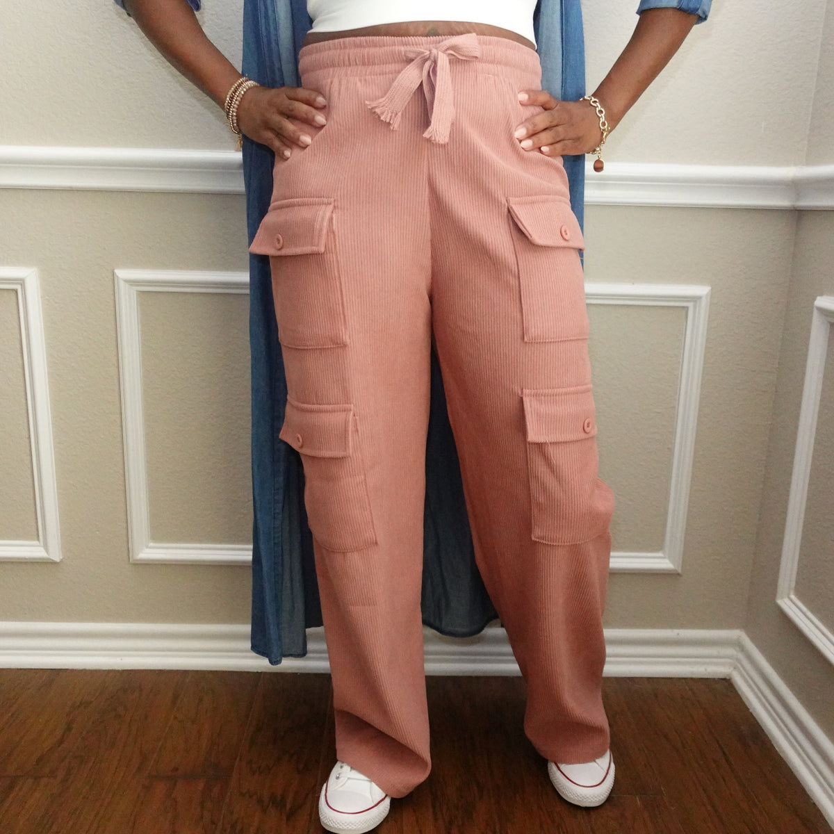 Corduroy Cargo Pants