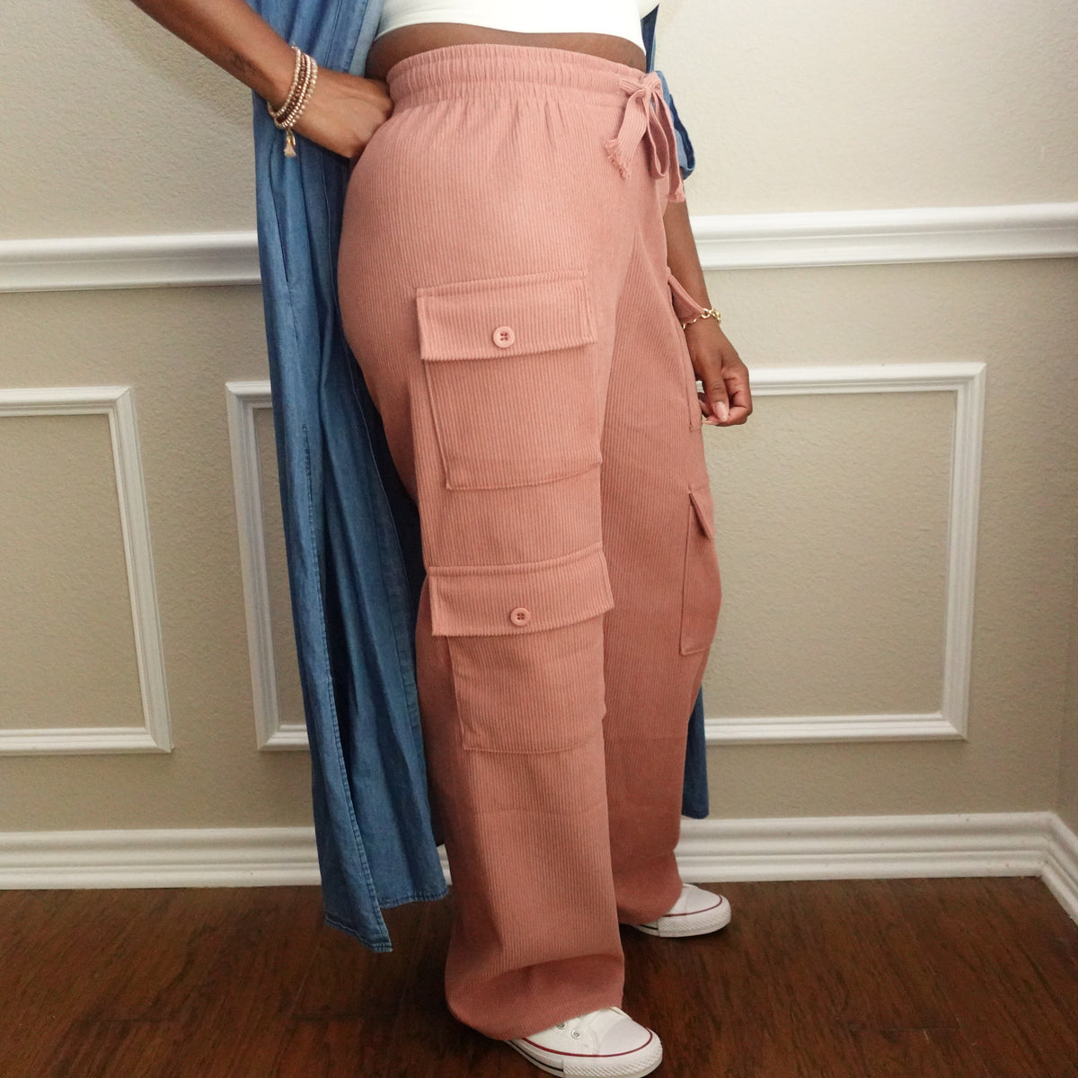 Corduroy Cargo Pants