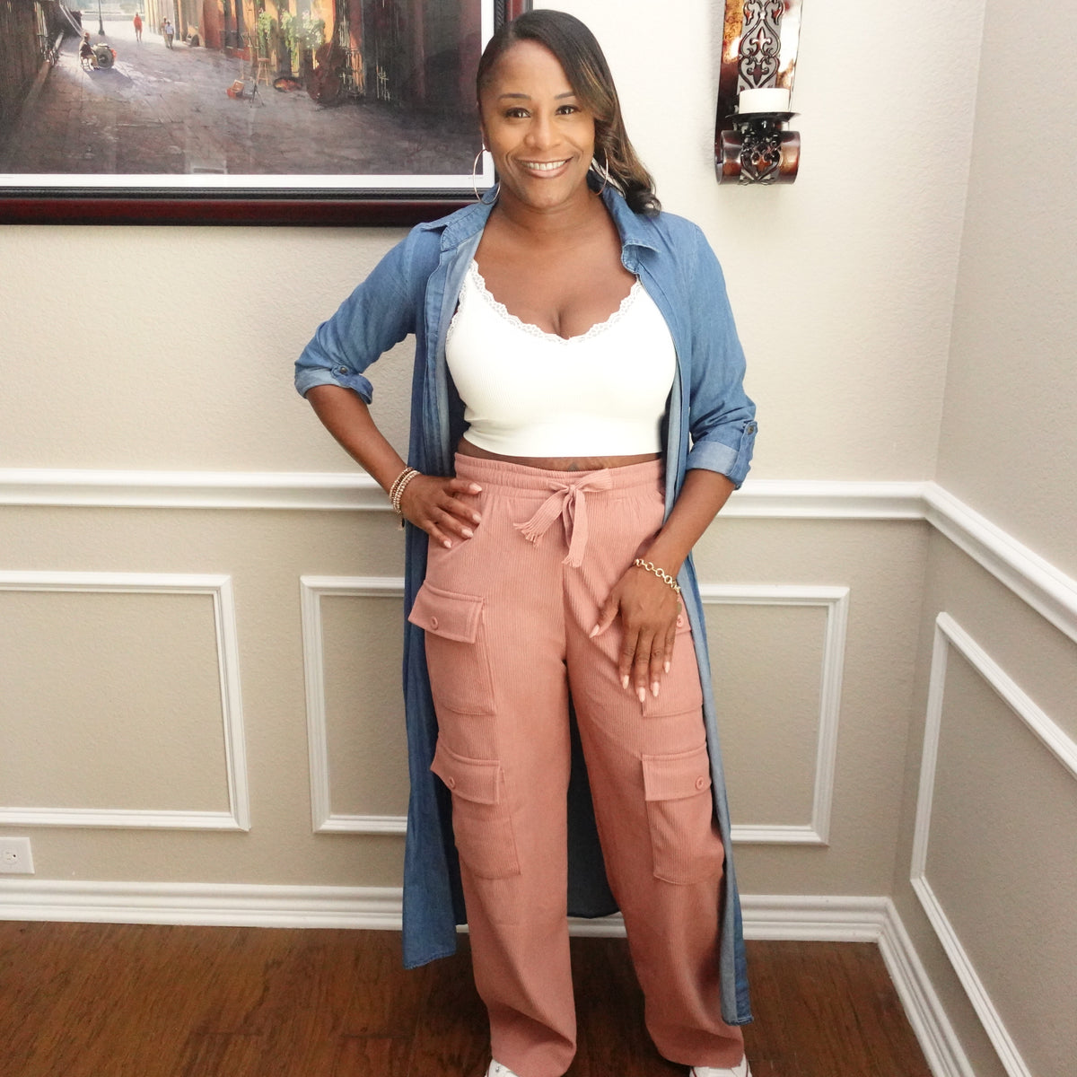 Corduroy Cargo Pants