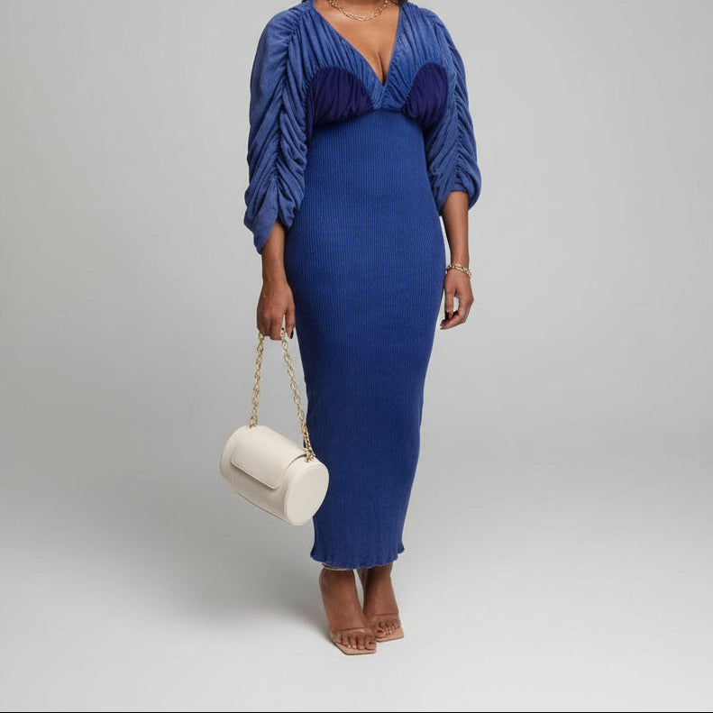 Mineral Wash/ Midi Dress