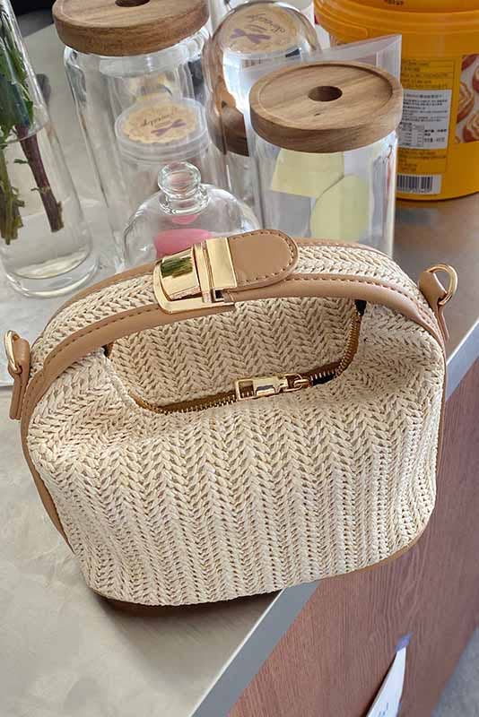 Summery Vibe Woven Handbag