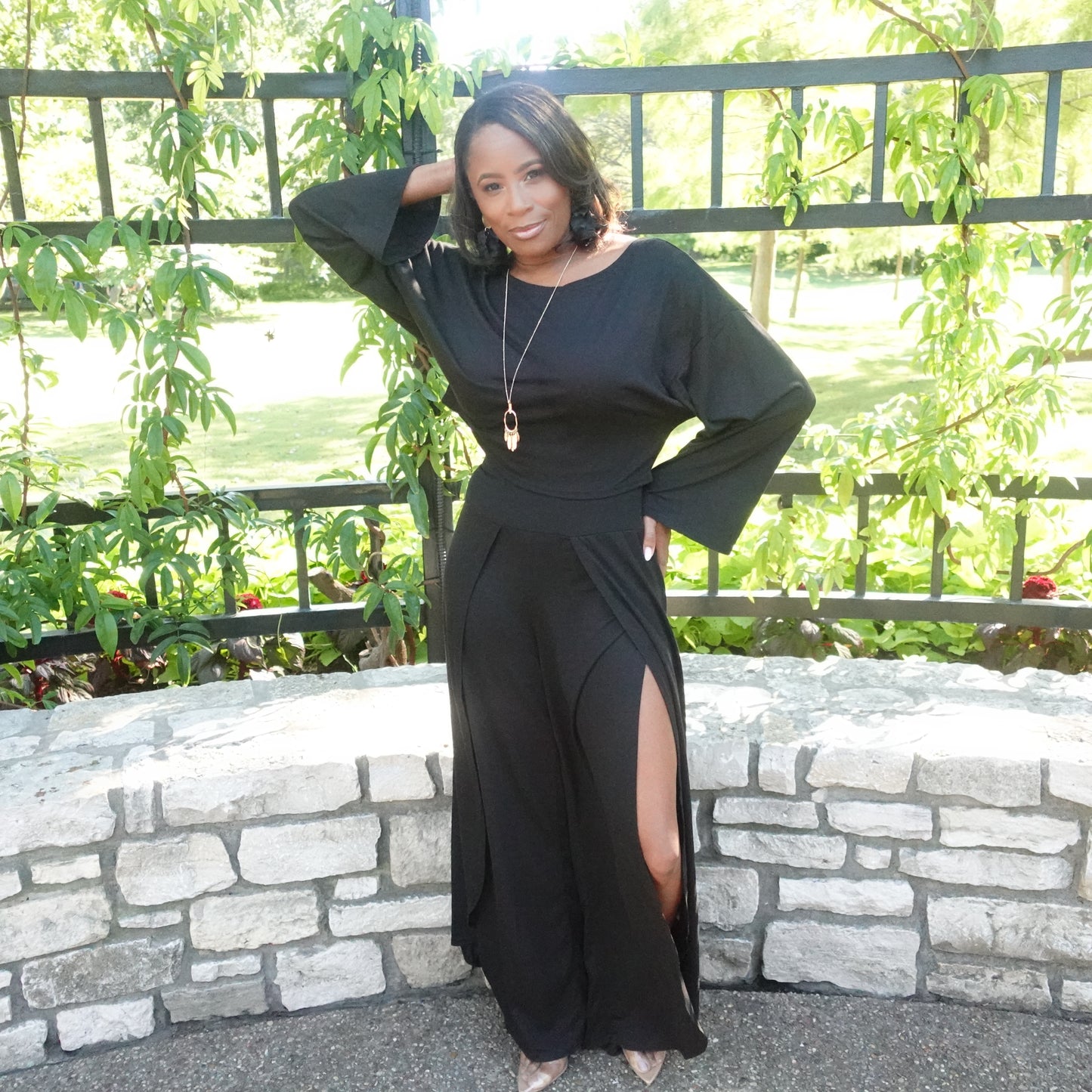 Jazzy Black 2 Piece Set