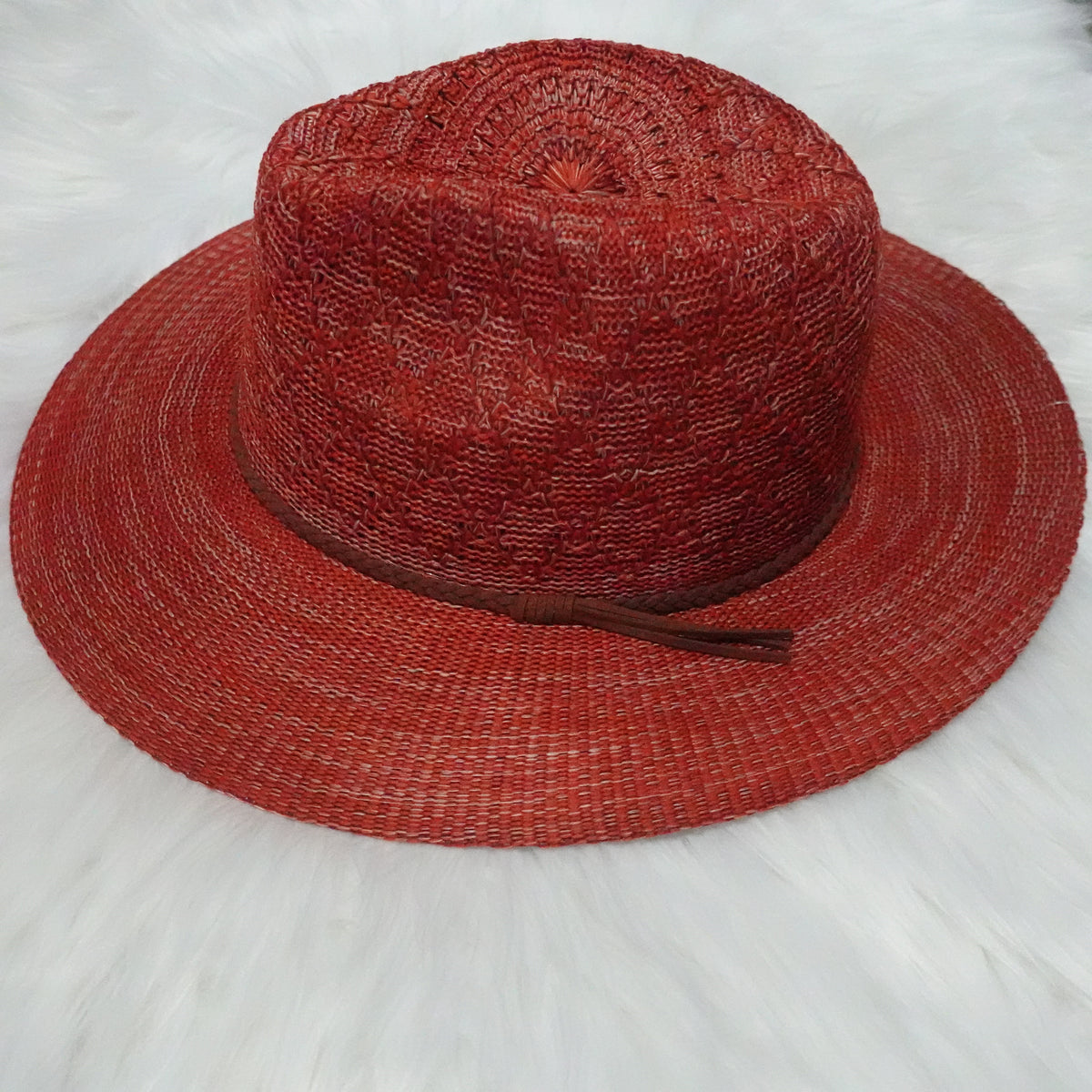 Diamond  Weave Panama Hat
