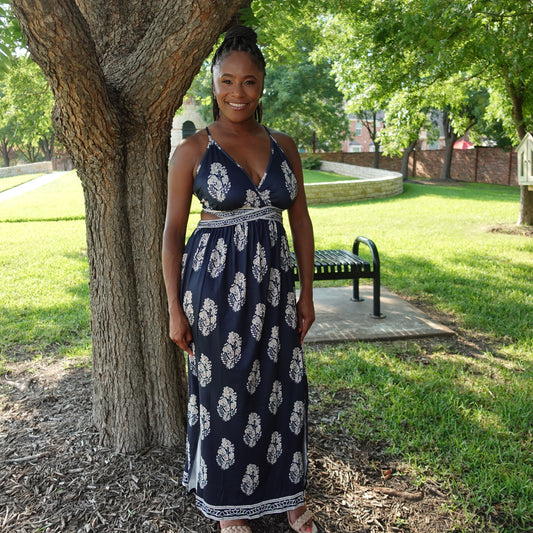 Show Off Cut Out Maxi Dress