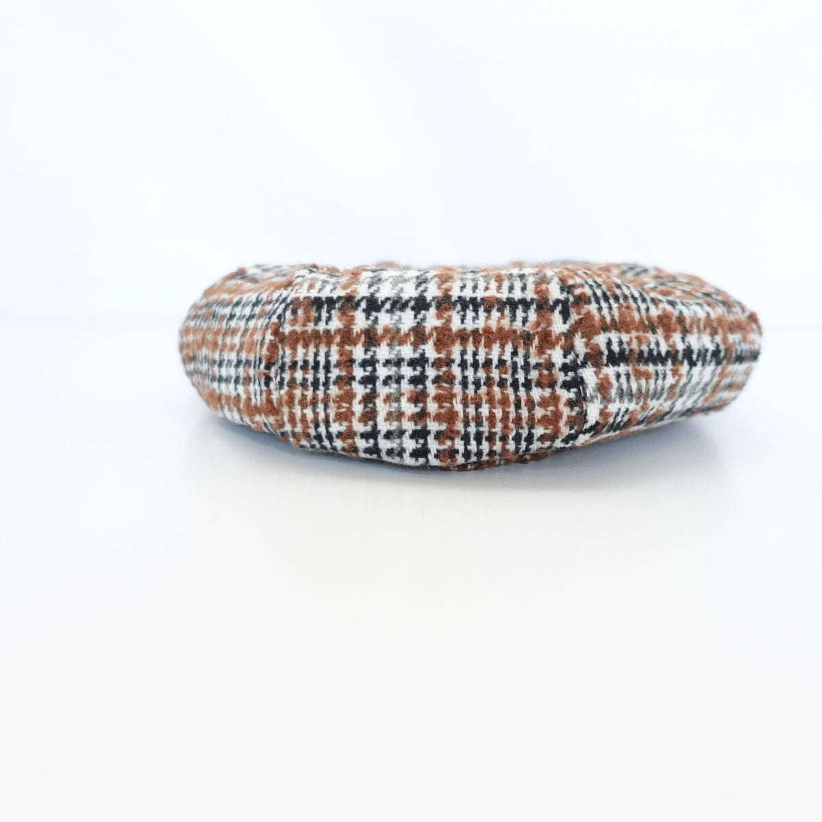 Plaid Beret Hat